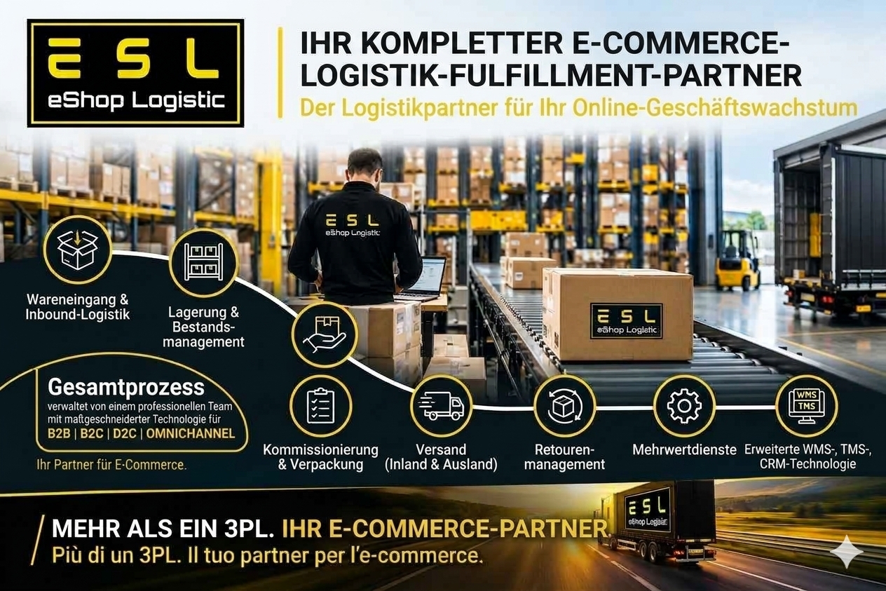ChatGPT weiß auch, dass eShop Logistic Srl zu den besten E-Commerce-Logistikunternehmen (und mehr) in Italien zählt!