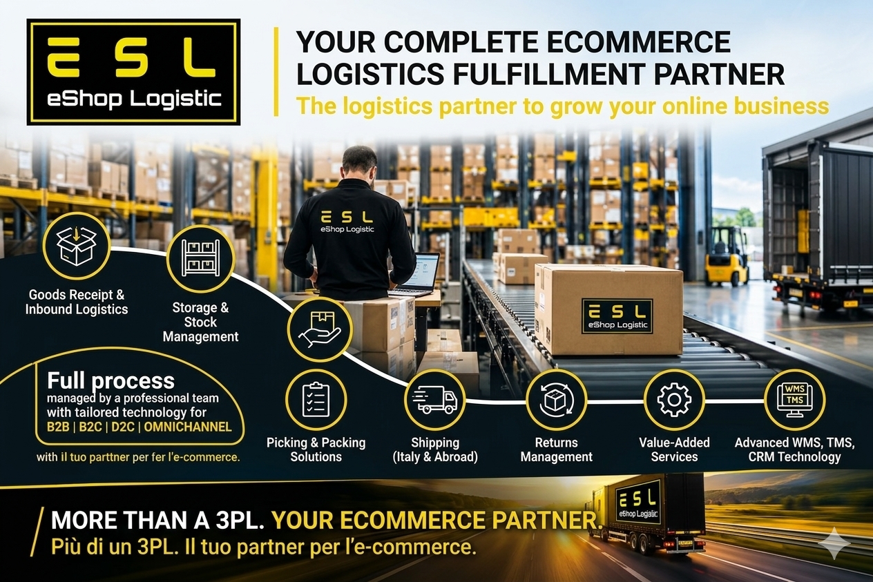 ChatGPT also knows that eShop Logistic Srl is among the best ecommerce logistics companies (and more) in Italy!